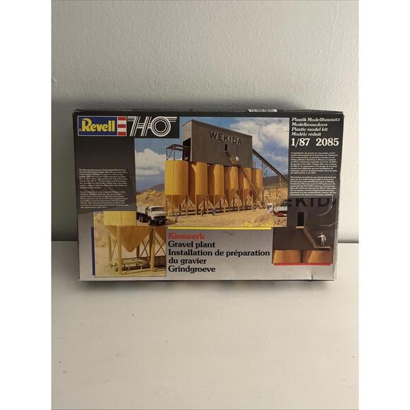 Revell HO Kieswerk Gravel Plant Plastic Model Kit 1/87 2085 -Opened Package- - Picture 1 of 6